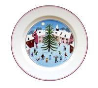 Villeroy & Boch Set of 6 Christmas Breakfast Plates 21 cm 21 cm | Colorful Naif Christmas Salad Plate, for a Holiday Dessert or Side Course