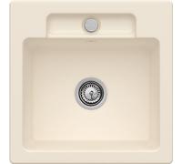 Villeroy & Boch Siluet 50 S Flat - Kitchen sink 490x490 ivory