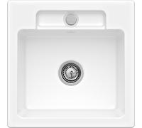 Villeroy & Boch Siluet 50 S Flat - Kitchen sink 490x490 white