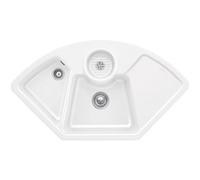 Villeroy & Boch Solo 2.5 Bowl Ceramic Corner Kitchen Sink - NO WASTE