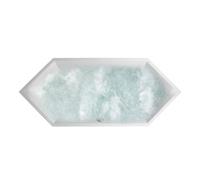 Villeroy et Boch Hexagonal Whirlpool Bath Squaro 1892x795mm Alpine White UHC190SQS6B1V01