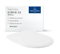 Villeroy & Boch Toilet Seats, Duroplast, White Alpine, 9M78S101