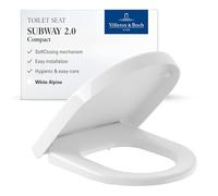 Villeroy & Boch Subway 2.0 9M69S101 Toilet Seat Compact with Quick Release and Soft Closing Function White
