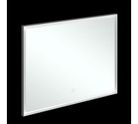 Villeroy & Boch Subway 3.0 - Mirror with LED lighting 1000mm matt black / matt white