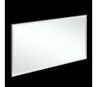 Villeroy & Boch Subway 3.0 - Mirror with LED lighting 1400mm matt black / matt white
