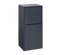 Villeroy & Boch Subway 3.0 - Side cabinet with 1 door & 1 drawer & hinges right 400x860x362mm marine blue/marine blue