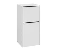 Villeroy & Boch Subway 3.0 - Side cabinet with 1 door & 1 drawer & hinges right 400x860x362mm pure white/pure white