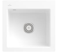 Villeroy & Boch Subway 50 S flat - Kitchen sink 490x220 white alpine gloss