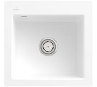 Villeroy & Boch Subway 50 S flat - Kitchen sink 490x475 stone white