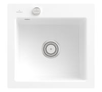 Villeroy & Boch Subway 50 S flat - Kitchen sink 490x475 stone white