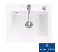 Villeroy & Boch Subway 60 S 1.0 Bowl White Ceramic Kitchen Sink - NO WASTE