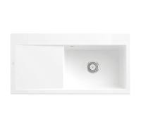 Villeroy & Boch Subway 60 Style 1-Bowl Ceramic Kitchen Sink Lhd, Matt White, 1000 X 510 mm.