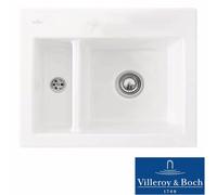 Villeroy & Boch Subway 60 XM 1.5 Bowl White Ceramic Kitchen Sink LHSB - NO WASTE