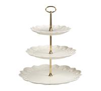 Villeroy & Boch - Toy’s Delight Royal Classic tiered stand, decorative premium porcelain tiered stand for biscuits, small pieces of cake and other baked goodies, white