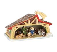 Villeroy & Boch Toy’s Memory Scene, Decorative Nativity Set for Under Your Christmas Tree, Hard-Paste Porcelain, Multi-Coloured, 27 x 16 x 16 cm, Cotton, One Size