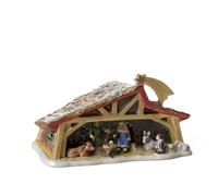Villeroy & Boch Toy’s Memory Scene, Decorative Nativity Set for Under Your Christmas Tree, Hard-Paste Porcelain, Multi-Coloured, 27 x 16 x 16 cm, Cotton, One Size