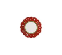 Villeroy & Boch Toy's Delight Bread and Butter Plate, Red, Round