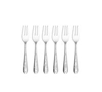 Villeroy & Boch - Toy's Delight Cake Fork Set 6 Pieces Silver, Dishwasher-Safe, Christmas, Cutlery Set for 6 People, Dessert Forks, Small Forks, Stainless Steel