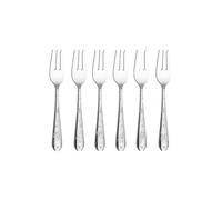 Villeroy & Boch - Toy's Delight Cake Fork Set 6 Pieces Silver, Dishwasher-Safe, Christmas, Cutlery Set for 6 People, Dessert Forks, Small Forks, Stainless Steel