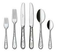 Villeroy & Boch - Toy's Delight 30-Piece Cutlery Set, Stainless Steel Cutlery Set for 6 People with Christmas Patterns, 6 Spoons, 6 Forks, 6 Knives, 6 Coffee Spoons and 6 Cake Forks, Dishwasher-Safe