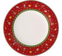 Villeroy & Boch - Toy's Delight Specials Dinner Plate, Large Plate with Christmas Motif, Porcelain Plate, Christmas Tableware, 27 cm Ø, Dishwasher-Safe, Microwave-Safe
