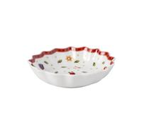 Villeroy & Boch Toys Delight Dip Bowl Christmas Porcelain Red White