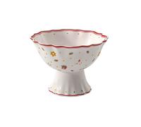 Villeroy & Boch Toy's Delight Footed Individual Bowl, Porcelain, White/Colourful, Small
