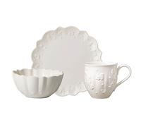 Villeroy & Boch - Toy's Delight Royal Classic Breakfast Set 6pcs., tableware set for 2 people, breakfast plates, cereal bowls, cups, Christmas plate, premium porcelain, dishwasher-safe, microwave-safe