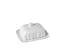 Villeroy & Boch - Toy's Delight Royal Classic butter dish white, dishwasher-safe, microwave-safe, Christmas jar for butter for breakfast, Christmas crockery, premium porcelain