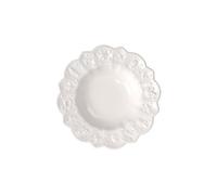Villeroy & Boch - Toy's Delight Royal Classic plate, deep dining plate with relief pattern, premium porcelain, dishwasher-proof, 24 cm, white