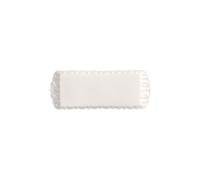 Villeroy & Boch - Toy's Delight Royal Classic rectangular cake plate, rectangular serving plate with relief pattern, premium porcelain, 40 x 16 cm, white