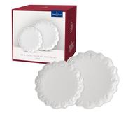 Villeroy & Boch - Toy's Delight Royal Classic Plate Set 8 Pieces, Tableware Set for 4 People, Breakfast Plates, Dinner Plates, Christmas Plates Premium Porcelain, Dishwasher-Safe, Microwave-Safe