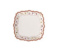 Villeroy & Boch - Toy's Delight Serving Platter Red and White, Microwave Safe, Christmas, Table, Plate, Serving Tray, Platter, Large, Food, Premium Porcelain