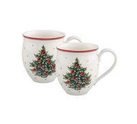 Villeroy & Boch Toys Delight Set Of 2 Christmas Tree Mugs