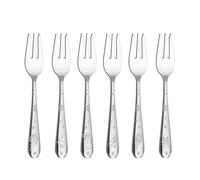 Villeroy & Boch - Toy's Delight Cake Fork Set 6 Pieces Silver, Dishwasher-Safe, Christmas, Cutlery Set for 6 People, Dessert Forks, Small Forks, Stainless Steel