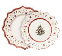 Villeroy & Boch Toy's Delight Dinnerware, Set of Plates, 8pcs, Multi Colour, 8 Count