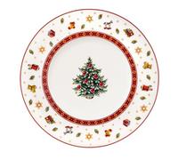 Villeroy & Boch - Toy's Delight Specials Breakfast/Dessert Plate, Christmas Tableware Made of Premium Porcelain, Playful Christmas Motif, Ideal for Combining and Gifting, Made in Germany