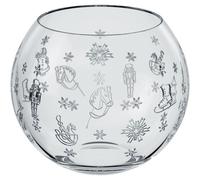 Villeroy & Boch - Toy's Delight tealight Holder Clear, Dishwasher-Safe, Xmas, Hurricane lamp, Christmas Decoration for a Table, Shelf or windowsill, Christmas tealight Holder, Crystal Glass