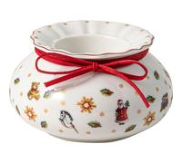 Villeroy & Boch - Toy's Delight Tealight Holder Red and White, Christmas, Decoration, Table, Living Room Accessories, Dining Room Decor, Premium Porcelain