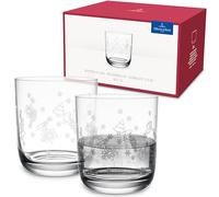 Villeroy & Boch - Toy's Delight Water Glass Set with 2 Crystal Glasses, Glass, Transparent, Dishwasher-Safe, Capacity 250 ml
