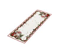 Villeroy & Boch - Toy's Fantasy tapestry runner XL, 49 x 143 cm, cotton and polyester table runner with festive Santa pattern, multicoloured, large, machine-washable
