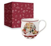 Villeroy & Boch - Toy's Fantasy Relief Mug with Toy Shop Pattern, Christmas Mug, Christmas Cup, Coffee Cup, Winter Cup, hot Drink Mug, Porcelain