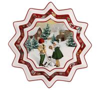 Villeroy & Boch - Toy's Fantasy Small Bowl, Small Porcelain Christmas Bowl, Serving Bowl, Ceramic Bowl, deep Christmas Plate, White/Red