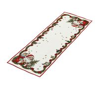 Villeroy & Boch - Toy's Fantasy tapestry runner XL, 49 x 143 cm, cotton and polyester table runner with festive Santa pattern, multicoloured, large, machine-washable