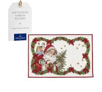 Villeroy & Boch - Toy's Fantasy Tapestry placemat, Santa pattern, multicoloured, 32 x 48 cm, cotton, machine-washable
