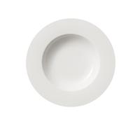 Villeroy & Boch Twist Soup Plate, 24 cm, Premium Porcelain, White | Dishwasher safe, microwave safe, pasta plate, deep plate for soups or pasta, crockery, premium porcelain
