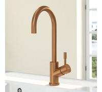 Villeroy & Boch Umbrella Stainless Steel Kitchen Sink Mixer Tap, High Spout, Chrome Finish