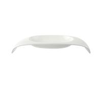 Villeroy & Boch - Urban Nature Fruit Traverse, Modern Premium Porcelain Fruit Bowl in White, Dishwasher Safe, 57.5 x 26.5 cm