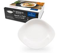 Villeroy & Boch Vapiano Pasta Plate Set, Porcelain, White, 2 Pcs
