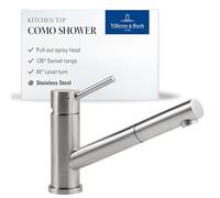 Villeroy & Boch VB-9252 00 LC, Kitchen Sink tap Como Shower, Brushed Steel